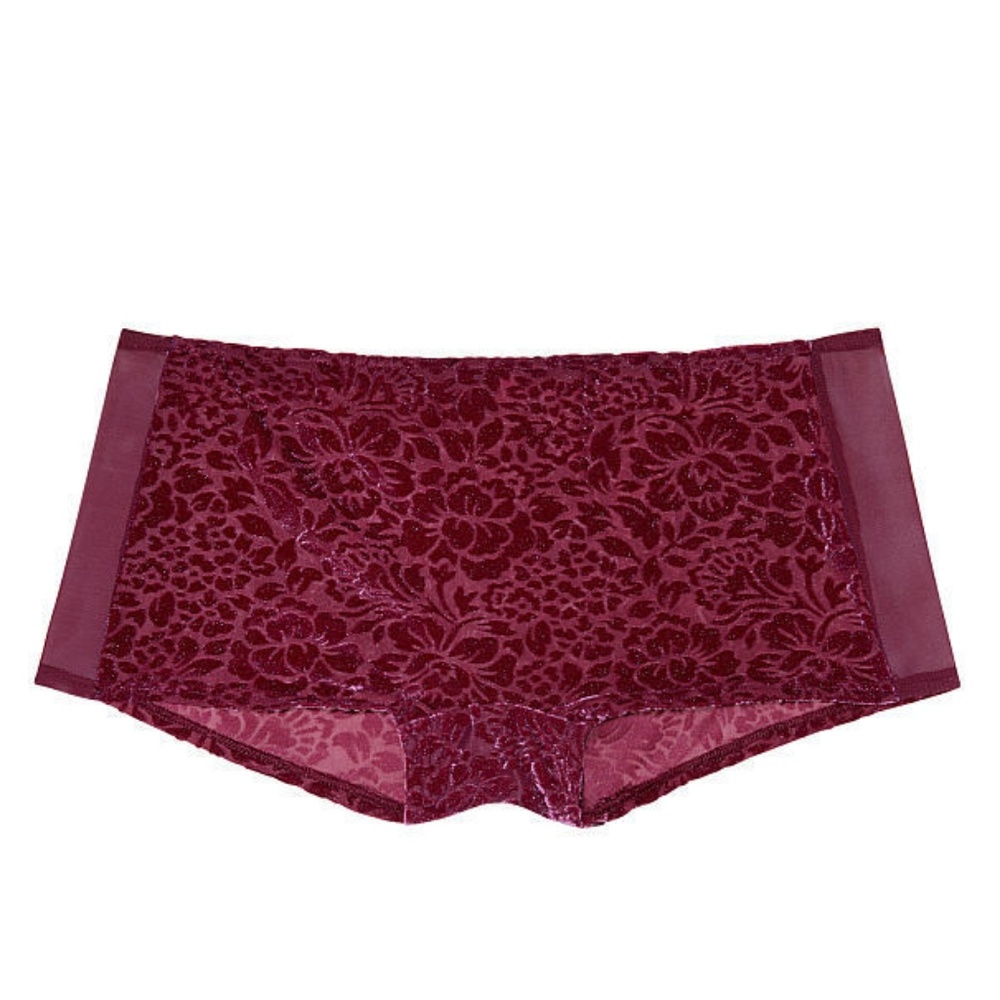Victoria's Secret PINK Velvet Burnout Panty Sz M